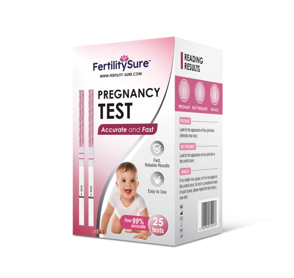pregnancy test strips